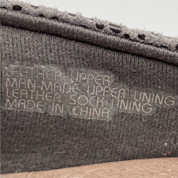 Women's Earth Bijou Grey Printed Suede block heel 7.5 Wide - Picture 7 of 7